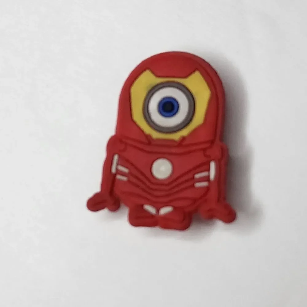 Jibbits Shoe Charm for CROCS Iron Man Minion